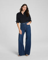 SPANXshapeâ„¢ Authentic 360 Wide Leg Jeans | Adriatic Blue